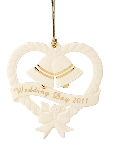 Lenox wedding ornament