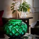 Lalique Languedoc XXL Green 18" Vase, Limited Edition