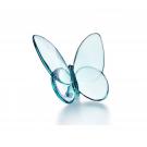 Baccarat Crystal Lucky Butterfly, Turquoise