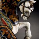 Lladro High Porcelain, Oriental Horse Sculpture. Limited Edition