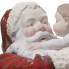 Lladro Classic Sculpture, Santa I'Ve Been Good! Figurine. Limited Edition