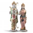 Lladro Classic Sculpture, Rama And Sita Sculpture. Limited Edition