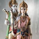 Lladro Classic Sculpture, Rama And Sita Sculpture. Limited Edition