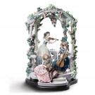 Lladro High Porcelain, Summertime Symphony Women Sculpture. Limited Edition