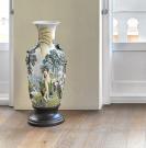 Lladro High Porcelain, Paradise Vase Sculpture. Limited Edition