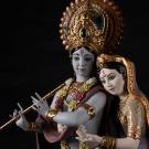 Lladro High Porcelain, Radha Krishna Sculpture. Limited Edition