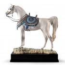 Lladro High Porcelain, Arabian Pure Breed Horse Sculpture. Limited Edition