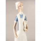 Lladro Classic Sculpture, Nurse Figurine