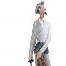 Lladro Classic Sculpture, Don Quixote Standing Up Figurine