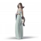 Lladro Classic Sculpture, Ingenue Woman Figurine