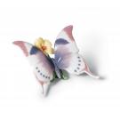 Lladro Classic Sculpture, A Moment's Rest Butterfly Figurine