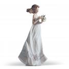 Lladro Classic Sculpture, Butterfly Treasures Woman Figurine