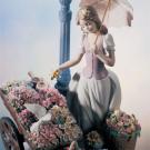 Lladro Classic Sculpture, Flowers For Everyone Sculpture