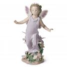 Lladro Classic Sculpture, Butterfly Wings Fairy Figurine