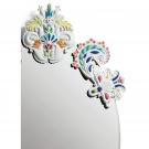 Lladro Home Accessories, Oval Wall Mirror Without Frame. Multicolor. Limited Edition