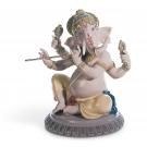 Lladro Classic Sculpture, Bansuri Ganesha Figurine