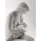 Lladro Classic Sculpture, A Nurturing Bond Mother Figurine