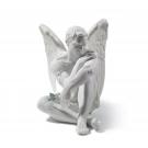 Lladro Classic Sculpture, Protective Angel Figurine