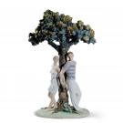 Lladro Classic Sculpture, The Tree Of Love Figurine