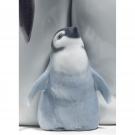 Lladro Classic Sculpture, Penguin Family Figurine