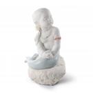 Lladro Classic Sculpture, Princess Of The Waves Mermaid Figurine. Limited Edition