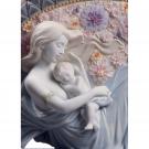 Lladro Classic Sculpture, Blossoming Of Life Mother Figurine