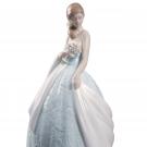 Lladro Classic Sculpture, Her Special Day Bride Figurine