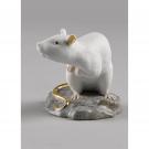 Lladro Classic Sculpture, The Rat Mini Figurine