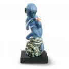 Lladro Classic Sculpture, The Monkey Figurine. Limited Edition