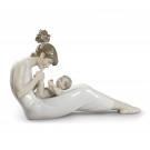 Lladro Classic Sculpture, Giggles With Mom Figurine