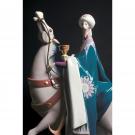 Lladro High Porcelain, Kings Melchior, Gaspar And Balthasar Sculpture. Limited Edition