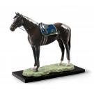 Lladro Classic Sculpture, Deep Impact Horse Sculpture. Limited Edition Gloss