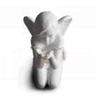 Lladro Classic Sculpture, A Fantasy Breath Angel Figurine