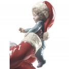 Lladro Classic Sculpture, Merry Christmas Santa! Figurine