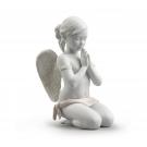 Lladro Classic Sculpture, Heavenly Prayer Angel Figurine