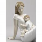 Lladro Classic Sculpture, A Mother's Love Figurine