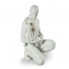 Lladro Classic Sculpture, In Daddy's Arms Figurine. Golden Luster
