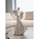 Lladro Classic Sculpture, My Little Sweetie Mother Figurine. Matte White