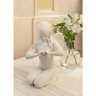 Lladro Classic Sculpture, Heavenly Heart Angel Figurine