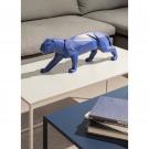 Lladro Design Figures, Panther Figurine. Blue Matte