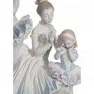 Lladro Classic Sculpture, Love For Ballet Dancers Sculpture. Limited Edition