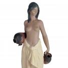 Lladro Classic Sculpture, Water Girl Figurine