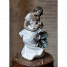 Lladro Classic Sculpture, A Beautiful Bond Mother Figurine