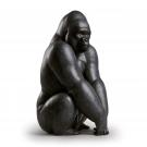 Lladro Classic Sculpture, Gorilla Figurine