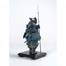 Lladro Classic Sculpture, Warrior Boy Figurine. Blue