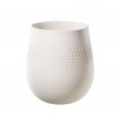 Villeroy and Boch Manufacture Collier Blanc Vase Large Carre