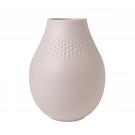 Villeroy and Boch Manufacture Collier Beige Vase Tall Perle