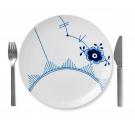 Royal Copenhagen, Blue Fluted Mega Dinner Plate Coupe 10.75"