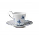 Royal Copenhagen, Blue Elements High Handle Cup and Saucer
