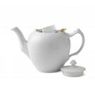 Royal Copenhagen, White Fluted Half Lace Tea Pot 1Qt